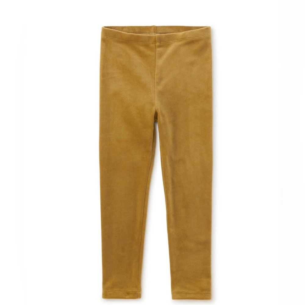 Tea Collection Velour Leggings Chestnut